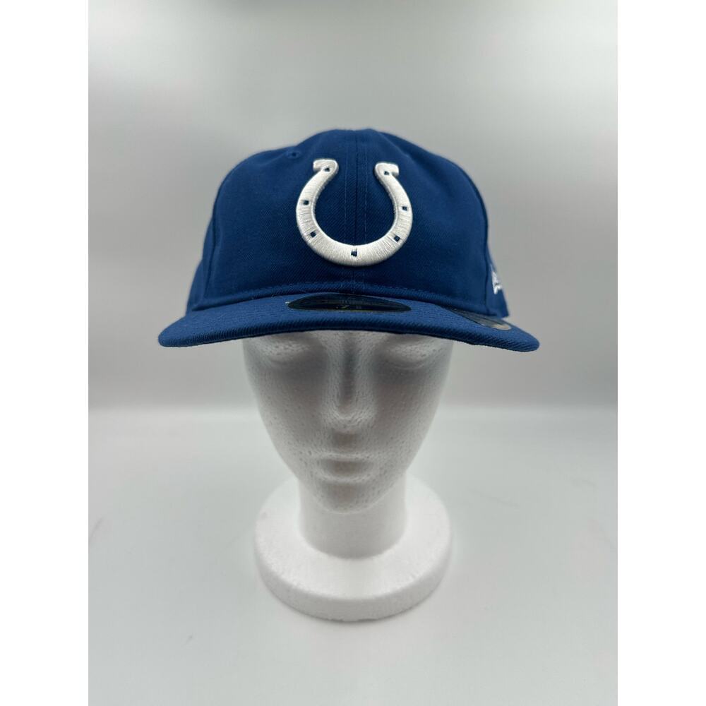 Indianapolis Colts New Era 59Fifty Fitted 7 5/8 Size Hat Cap Blue NEW